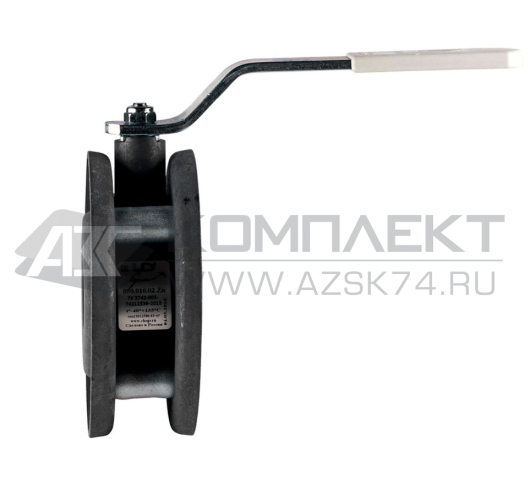 Кран шаровый стальной оцинкованный межфланцевый LD Стриж Ду 100