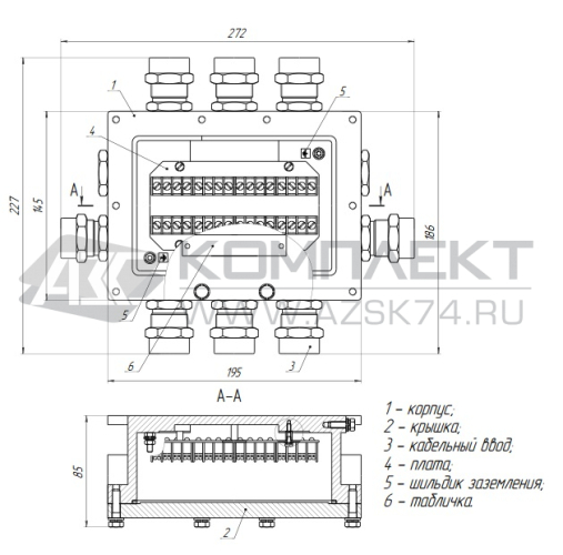 Коробка соединительная КС Коробка соединительная КС