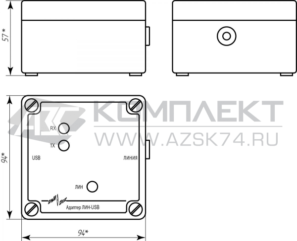 Адаптер ЛИН-USB  Адаптер ЛИН-USB